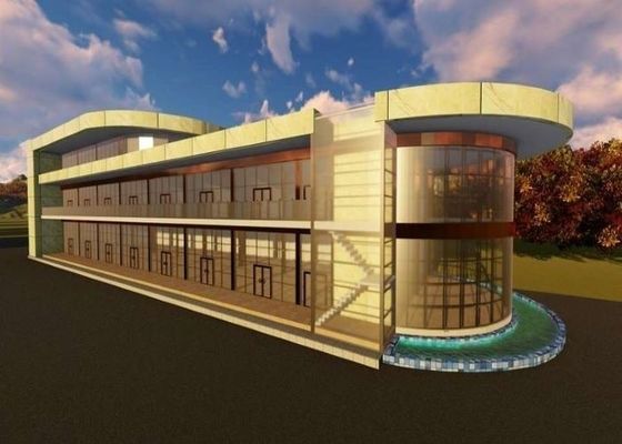 Stalowe prefabrykowane centrum handlowe Supermarket Rozwijanie niestandardowej konstrukcji stalowej