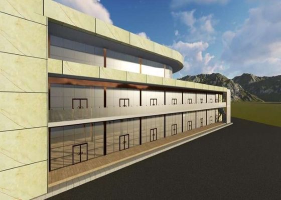 Stalowe prefabrykowane centrum handlowe Supermarket Rozwijanie niestandardowej konstrukcji stalowej