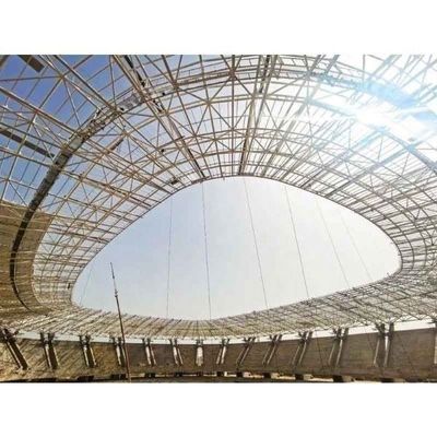 Konstrukcja stalowa o dużej rozpiętości Stadion Niezawodna prefabrykowana konstrukcja ramy kosmicznej