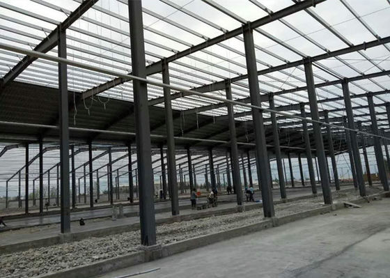 6000㎡ Przemysł Stalowa konstrukcja Warsztat Fabryka Fabryki Sfabrykowanych Ram