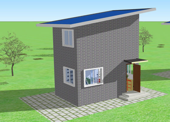 Prefabrykowana konstrukcja stalowa Villa Duplex Lekka stalowa rama Dom ocynkowany