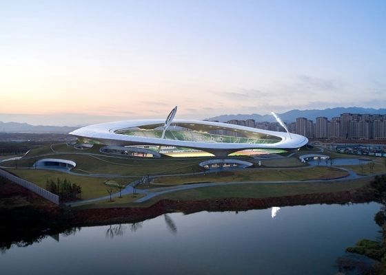 Q235B / Q355B Konstrukcja stalowa Konstrukcja stadionu Prefabrykowana stal konstrukcyjna