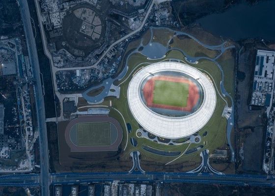 Q235B / Q355B Konstrukcja stalowa Konstrukcja stadionu Prefabrykowana stal konstrukcyjna