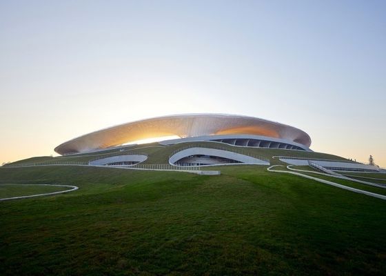 Stadion ze stali ocynkowanej Lekki prefabrykowany budynek ze stali Gimnazjum