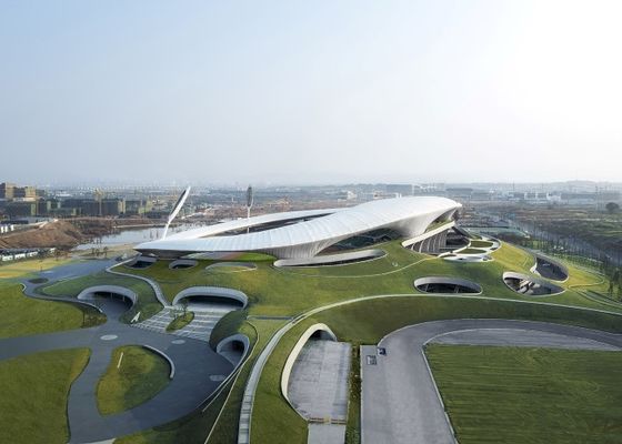 Stadion ze stali ocynkowanej Lekki prefabrykowany budynek ze stali Gimnazjum