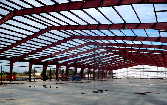ODM Wstępnie zaprojektowana konstrukcja stalowa Dostosowany magazyn stali przemysłowej ISO9001