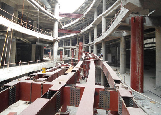 Ognioodporna konstrukcja stalowa Komercyjna konstrukcja ze stalowej ramy Centrum handlowe ISO9001