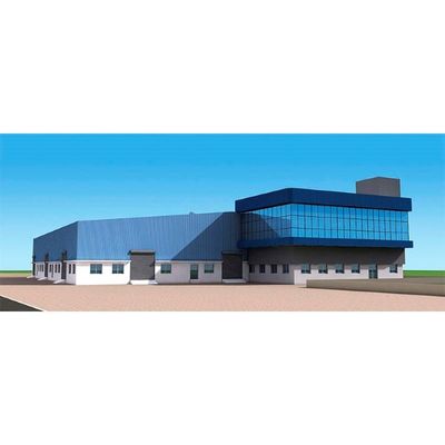Prefabrykowana konstrukcja stalowa Budynek magazynowy Metalowa konstrukcja szkieletowa