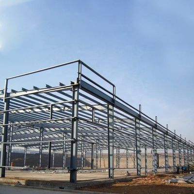Q235 Space Frame Konstrukcja stalowa Ognioodporny prefabrykowany magazyn konstrukcji metalowych