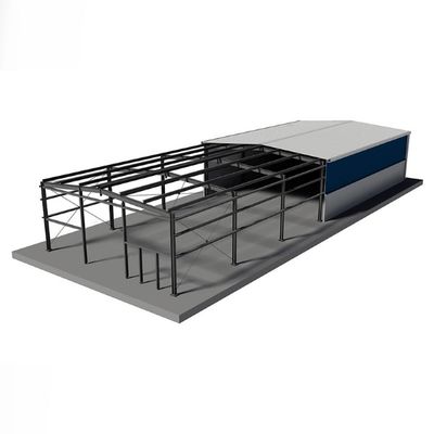 Prefabrykowane stalowe szopy magazynowe Q355B Komercyjne stalowe budynki metalowe