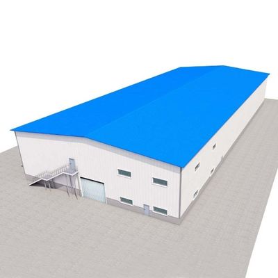 Prefabrykowane stalowe szopy magazynowe Q355B Komercyjne stalowe budynki metalowe
