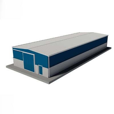 Prefabrykowane stalowe szopy magazynowe Q355B Komercyjne stalowe budynki metalowe