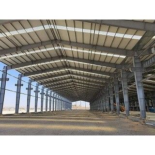 Dostosowana stalowa szopa Lekki metalowy warsztat Garaż odporny na wstrząsy