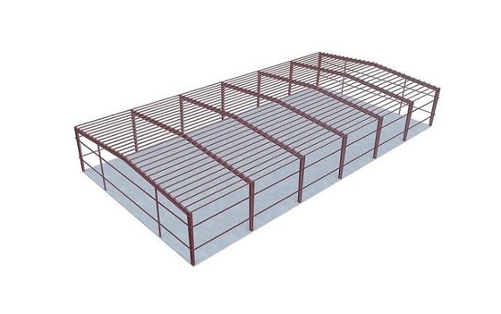 Prefabrykowane stalowe szopy magazynowe Q355B Komercyjne stalowe budynki metalowe