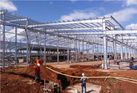 Prefabrykowana rama portalowa Konstrukcja stalowa Magazyn budowlany GB Standard