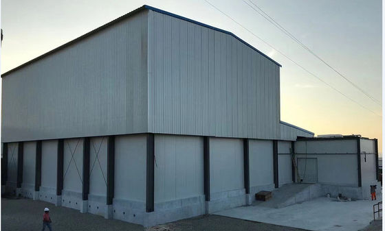 Prefabrykowana konstrukcja stalowa Konstrukcja stalowa Magazyn do przechowywania ziarna