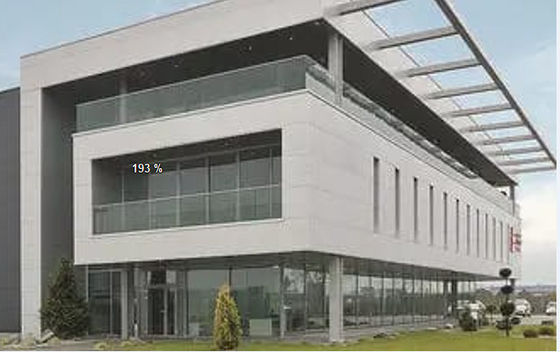 Solidne prefabrykowane komercyjne metalowe budynki biurowe Wiatroodporne