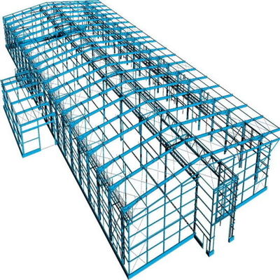 Dostosowany magazyn konstrukcji stalowych z aluminium / PCV z płatwią sekcji C / Z
