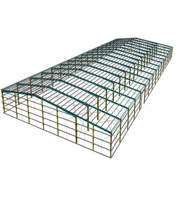 Dostosowany magazyn konstrukcji stalowych z aluminium / PCV z płatwią sekcji C / Z