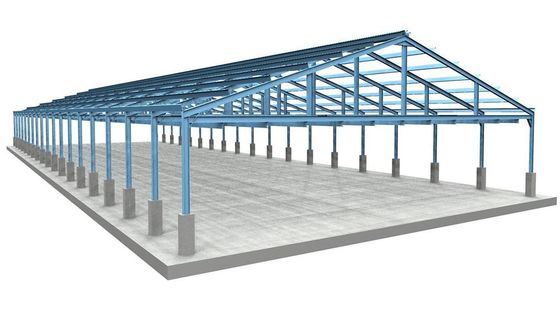 Dostosowany magazyn konstrukcji stalowych z aluminium / PCV z płatwią sekcji C / Z