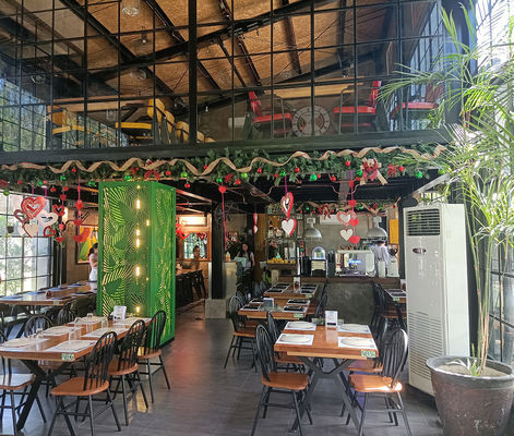 Niestandardowe budynki prefabrykowane wykorzystywane do restauracji z lekką konstrukcją stalową