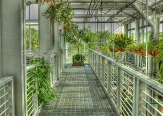 Galwanizowana rura Zwiedzanie restauracji w szklarni Niestandardowy kształt 4600㎡