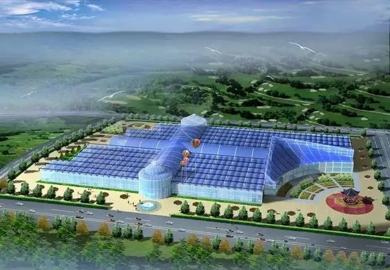 Lekka stalowa restauracja Venlo Glass Greenhouse o niestandardowym kształcie