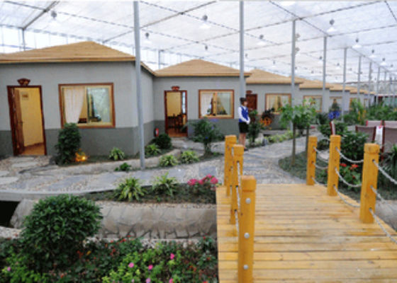 Lekka stalowa restauracja Venlo Glass Greenhouse o niestandardowym kształcie