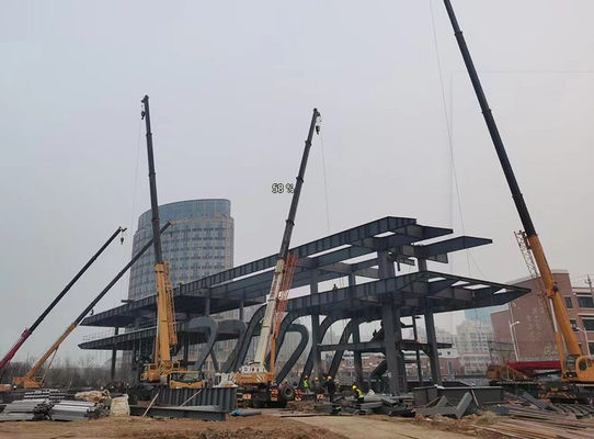 Q355B Q235B Komercyjna prefabrykowana stalowa konstrukcja stalowa