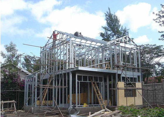 Prefabrykowana lekka konstrukcja stalowa Willa z ocynkowanej lekkiej stali