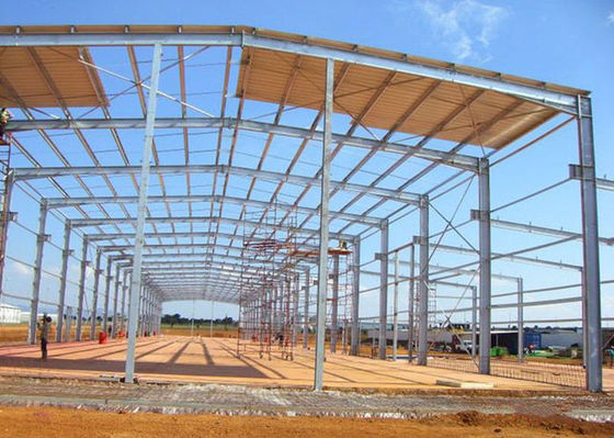 Q235 / Q355 Magazyn konstrukcji stalowych Prefabrykowane konstrukcje stalowe