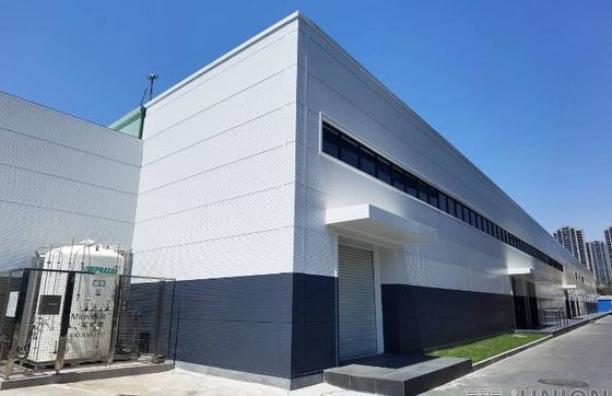Dostosowana stalowa rama portalowa Q355B / Q235B Prefabrykowana konstrukcja stalowa