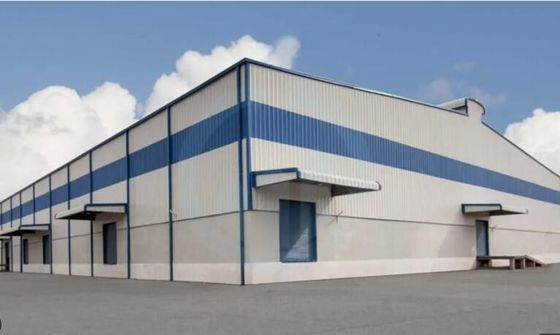 Wykonane na zamówienie prefabrykowane stalowe ramy metalowe lekki magazyn