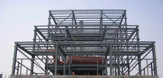 Izolowana konstrukcja stalowa z trwałą ścianą Prefabrykowany budynek biurowy