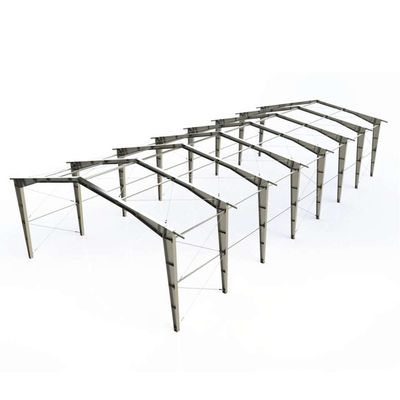 Prefabrykowane budynki Gable Frame Light Metal Industrial Steel Structure