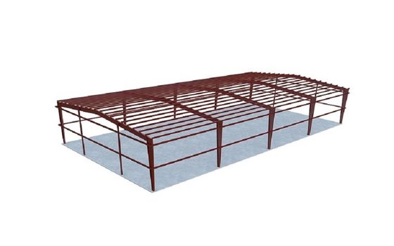Prefabrykowane budynki Gable Frame Light Metal Industrial Steel Structure