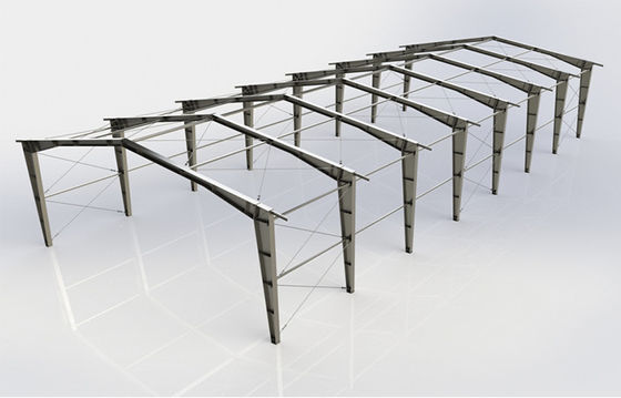 Przemysłowy magazyn konstrukcji stalowych pre-engineered