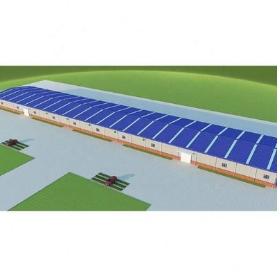 Prefabrykowane budownictwo stalowe magazyn stalowy budynki komercyjne metalowe