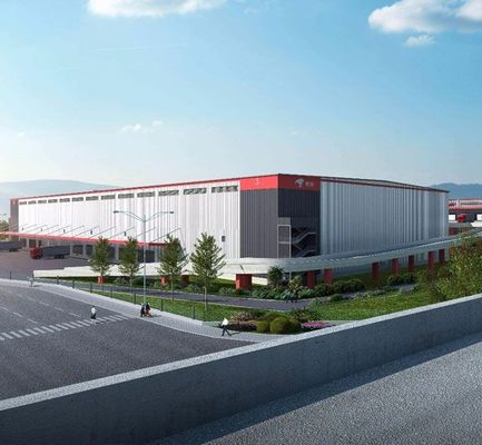 Przemysł Prefabrykowane konstrukcje stalowe Metalowe konstrukcje budynków warsztaty GB