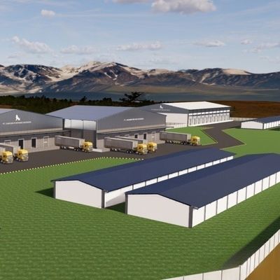 Wykonane na zamówienie prefabrykowane stalowe ramy metalowe lekki magazyn