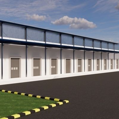C / Z-sekcja stalowa magazyn purlin metalowy z kolorową ścianą stalową
