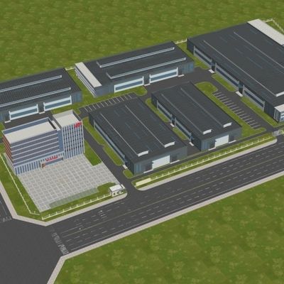 Gorąco walcowana stal kolumna H-sekcja konstrukcja stalowa magazyn wiatroodporny
