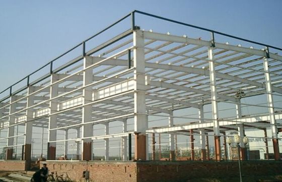Wylotowy H sekcja stalowy ramy budynku magazynowego dla aluminiowych okien i drzwi