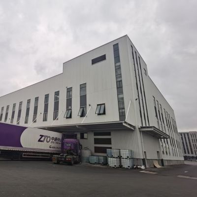 Wysoki standard prefabrykowanych konstrukcji stalowych magazyn z CE/ISO9001