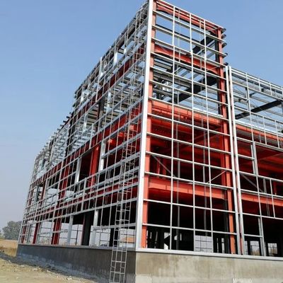 Szybko zmontowane prefabrykowane konstrukcje stalowe warsztaty do użytku przemysłowego