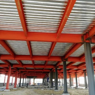 Szybko zmontowane prefabrykowane konstrukcje stalowe warsztaty do użytku przemysłowego