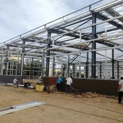 Elastyczna konstrukcja stalowa magazyn dla dostosowanych rozwiązań magazynowych