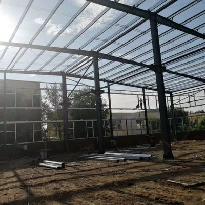 Łatwo zmontowane duże konstrukcje stalowe budynek prefabrykowany magazyn metalowy