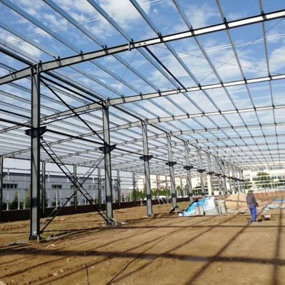Łatwo zmontowane duże konstrukcje stalowe budynek prefabrykowany magazyn metalowy