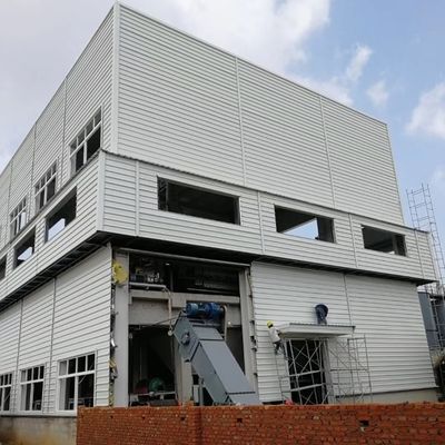 Nowoczesny tani domek prefabrykowany warsztaty konstrukcji stalowych z panelem kanapkowym
